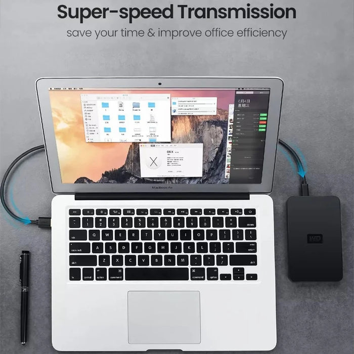 UGREEN 30472 2m USB-A to 5Pin Mini-USB 480Mbps Data Cord Charging Cable for Car DVR / Digital Cameras / MP4 Player - 3