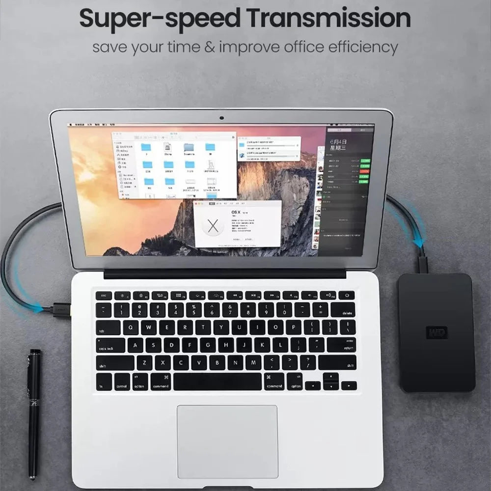 UGREEN 10386 3m USB-A to 5Pin Mini-USB Fast Data Transmission Cord Charging Cable for Car DVR / Digital Camera / Hard Drive - 3