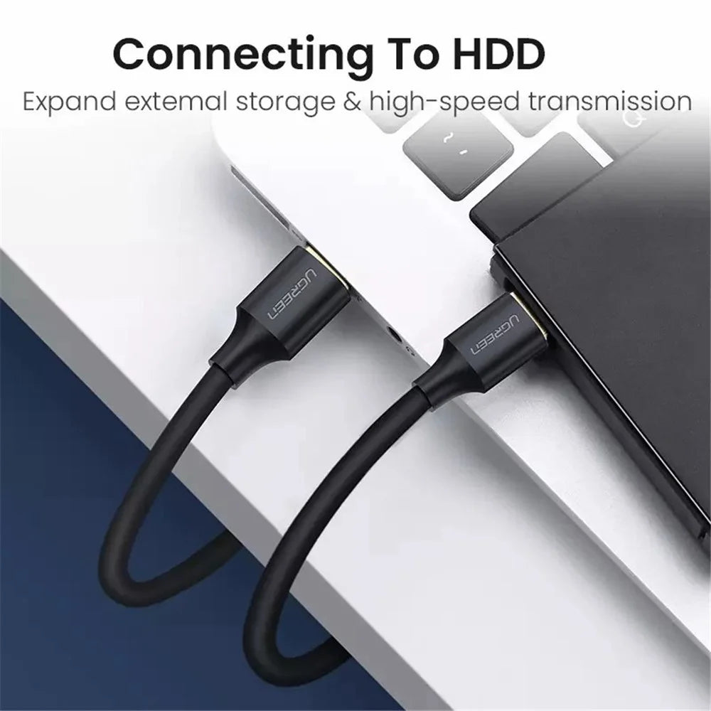 UGREEN 10386 3m USB-A to 5Pin Mini-USB Fast Data Transmission Cord Charging Cable for Car DVR / Digital Camera / Hard Drive - 7