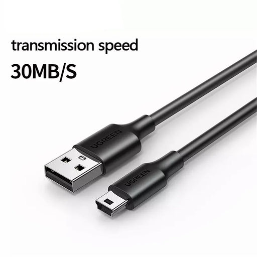 UGREEN 10354 0.5m USB-A Male to 5Pin Mini-USB Male Charging Cable Data Cord for Digital Cameras / MP3 / MP4 Player - 2