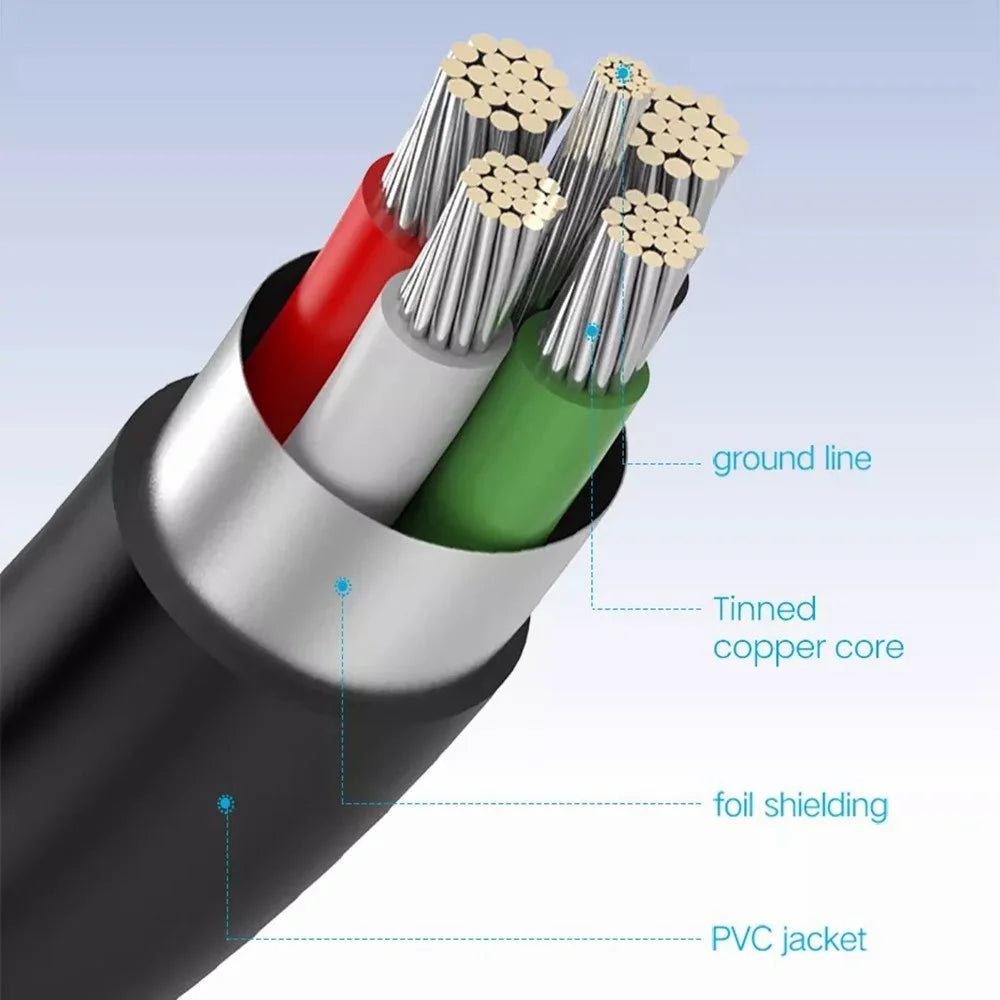 UGREEN 10354 0.5m USB-A Male to 5Pin Mini-USB Male Charging Cable Data Cord for Digital Cameras / MP3 / MP4 Player - 4
