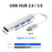 ENKAY HAT PRINCE ENK-AT114 Multi-Port Hub Adapter 4 in 1 USB3.0 Extender Type-C Docking Station with USB3.0 + 3 USB2.0 - 2