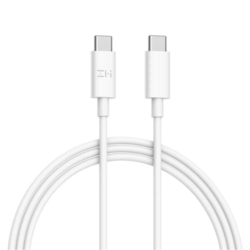 ZMI AL308E for iPhone 15 Series 1.5m Data Cable Type-C to Type-C 5A / 100W Fast Charging Wire, High-end Version - White - 1