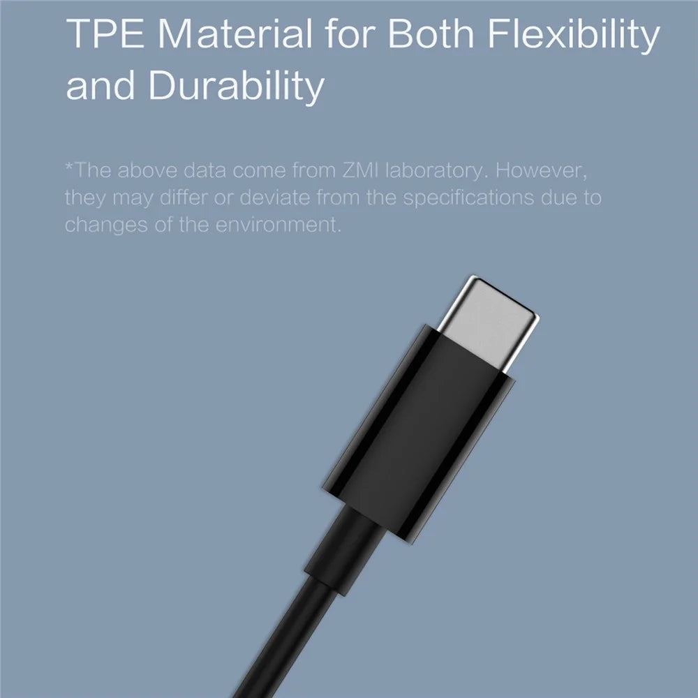 ZMI AL308E for iPhone 15 Series 1.5m Data Cable Type-C to Type-C 5A / 100W Fast Charging Wire, High-end Version - White - 5