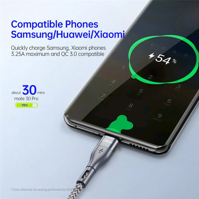 DUZZONA A2 for iPhone 16-15 Series PD 65W Data Cable USB C to USB-C Fast Charging Cable (CE / FCC / UKCA / ROHS Certificate) - 6