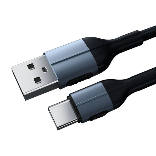 XUNDD for iPhone 15 Series 1m PD 20W USB-A to Type-C Braided Cable for Fast Charging and Data Transfer - Black - 1
