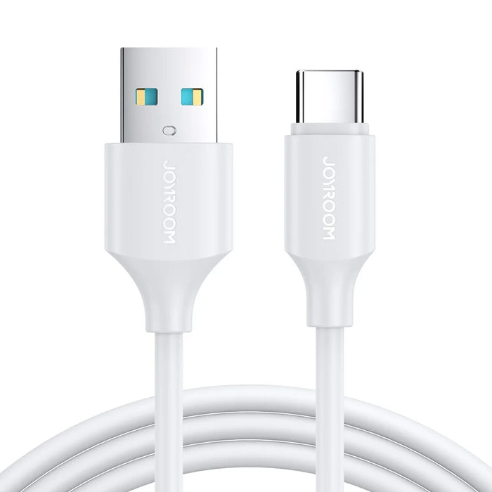 JOYROOM S-UC027A92 2m Premium Series for iPhone 16-15 Series USB-A to Type-C 3A Fast Charging Cable Support Data Transfer - White - 1