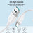 JOYROOM S-UC027A92 2m Premium Series for iPhone 16-15 Series USB-A to Type-C 3A Fast Charging Cable Support Data Transfer - White - 2