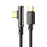 MCDODO CA-3400 for iPhone 15 Series 1.2m 90 Degree L-shaped 100W Fast Charging Type-C to Type-C Transparent Data Cable - Black - 1