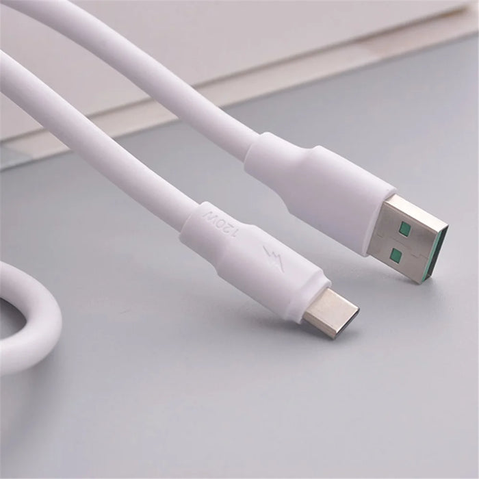 PINZUN  PX-10 1m 6A USB to Type-C Cable 6A Fast Charge Data Transmission Line for Huawei, Sony, Xiaomi - 4