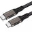 For iPhone 15 Series 2m For MacBook Tablet Phone PD 100W Type-C to Type-C Fast Charging Cable USB3.2 Gen2 4K / 60Hz 20Gbps Data Transmission Cable - 1