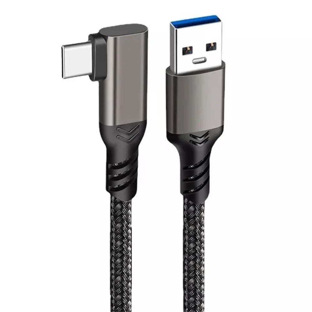 For Oculus Quest 1 / 2 VR Headset Link Cable 1.5m USB3.2 Gen2 3A Fast Charging Cable USB-A to USB-C 10Gbps Data Cord - 1