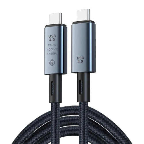 USB4.0 Type-C to Type-C Cable 40Gbps 8K / 60Hz 240W Fast Charging Cord for PS5 / Nintendo Switch / Samsung Galaxy S22 / MacBook Pro - 1