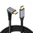 UC-064-UP-0.5M 90-Degree Angled Type-C USB-C Male to Male USB3.1 10Gbps 100W Data Cable with E-marker Chip - 2