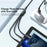 ESSAGER 1.2m 3-in-1 Charging Cable 3A USB to Ip, Micro USB, Type-C, for iPhone, iPad Data Cable - 5