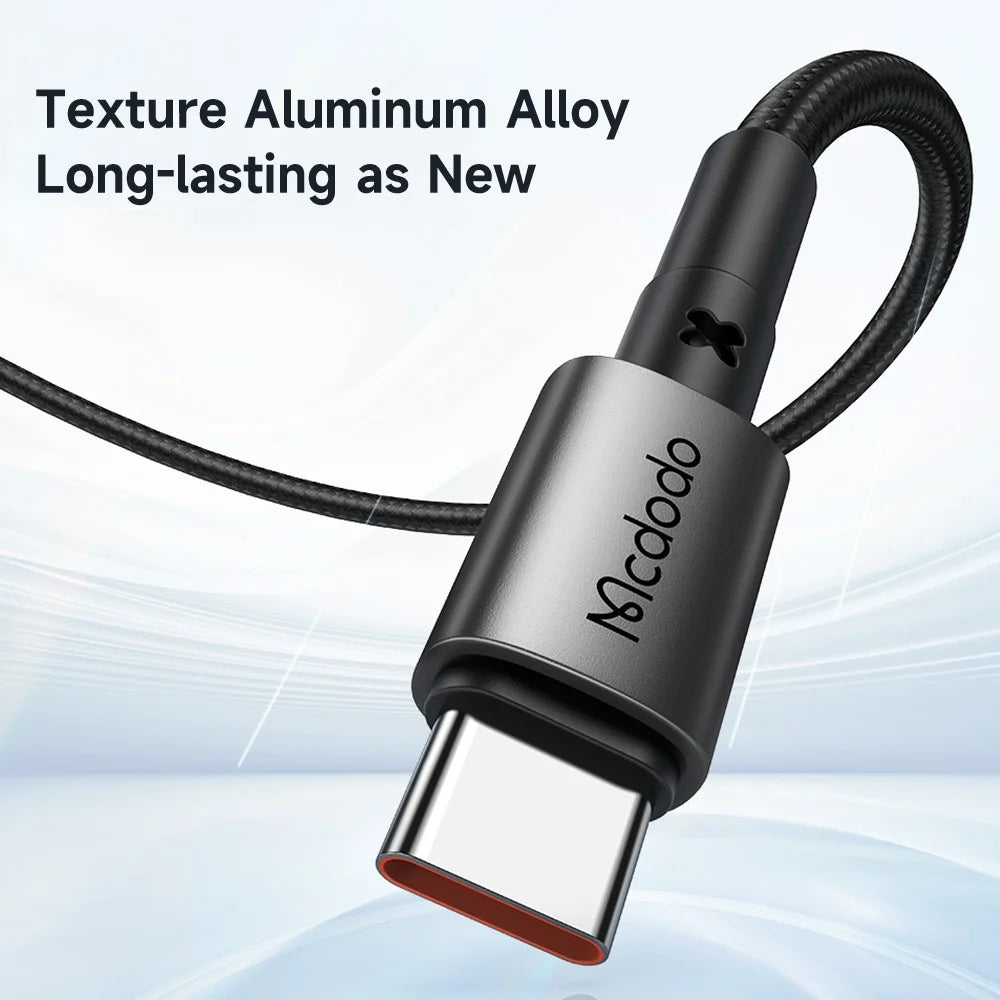 MCDODO CA-3590 MDD for iPhone 15 Series 1.2m 6A USB to Type-C Data Cable USB 100W Fast Charging Cable for Smartphone (Black) - 3