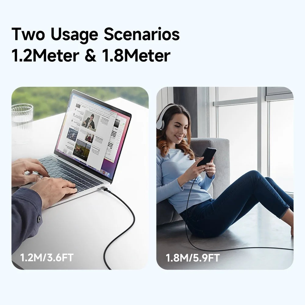 MCDODO CA-3590 MDD for iPhone 15 Series 1.2m 6A USB to Type-C Data Cable USB 100W Fast Charging Cable for Smartphone (Black) - 7