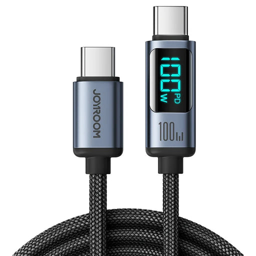 JOYROOM S-CC100A16 1.2m Prism Series for iPhone 16-15 Series Type-C to Type-C Digital Display Fast Charging Data Cable - 1
