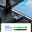 JOYROOM S-AC066A16 1.2m Prism Series for iPhone 15 Series Digital Display 66W Fast Charging USB-A to Type-C Data Cable - 3