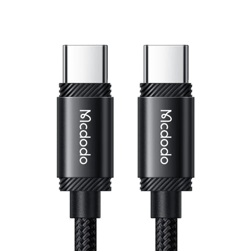 MCDODO CA-3681 MDD for iPhone 15 Series 2m 240W Type-C to Type-C Charging Cable Data Transmission Phone Braided Cord - Black - 1