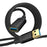 1m USB 3.0 Male to Female Data Cable 5Gbps Data Transmission Nylon Braided Extension Cord - Black - 1