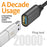 1m USB 3.0 Male to Female Data Cable 5Gbps Data Transmission Nylon Braided Extension Cord - Black - 2