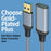 1m USB 3.0 Male to Female Data Cable 5Gbps Data Transmission Nylon Braided Extension Cord - Black - 6