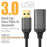 1m USB 3.0 Male to Female Data Cable 5Gbps Data Transmission Nylon Braided Extension Cord - Black - 7