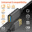 3m USB 3.0 Male to Female Extension Cord Nylon Braided 5Gbps Data Cable - Black - 3