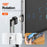 ENKAY 2m 180 Degree Rotation USB-C to Type C / iP 2-in-1 PD 100W / 27W Magnetic Charging Cable - 2