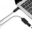 CABLECREATION Type-C Male to Female Extension Cable 0.5m Gold-Plated Type-C Charging Cable - 3