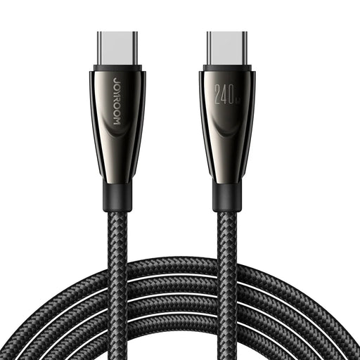 JOYROOM SA31-CC5 Pioneer Series for iPhone 16-15 Series 1.2m 240W Super Fast Charging Cable Nylon Braided Type-C to Type-C Data Cable - 1