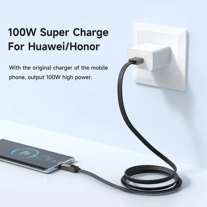 MCDODO CA-4980 MDD Rhythm Series for iPhone 15 Series 1.2m PD 100W USB to Type-C Data Cable with 9-level Light Display - Black - 4