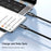 MCDODO CA-4940 Beta Series for iPhone 15 Series 1.2m USB-C to Type-C + iP + Wireless Charger for Apple Watch 3 in 1 Charging Cable, Black - 5