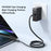 MCDODO CA-4470 Rhythm Series for iPhone 15 Series 1.2m PD 100W Type-C to Type-C Data Cable with 9-level Light Display, Black - 4
