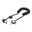For iPhone 15 Series 1.5m Elbow USB-A to 8 Pin+Micro USB+Type-C 3-in-1 Stretchable Spring Data Cable - Style A - 7
