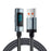 ESSAGER 2m Elbow 7A 100W Digital Display Data Cable High Power USB-A to Type-C Charging Cable - 3