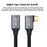 UC-058-RI-3.0M 3m 90 Degree Right Angled USB-C Male to Female Cable Alloy Connector Extension Cord - 3