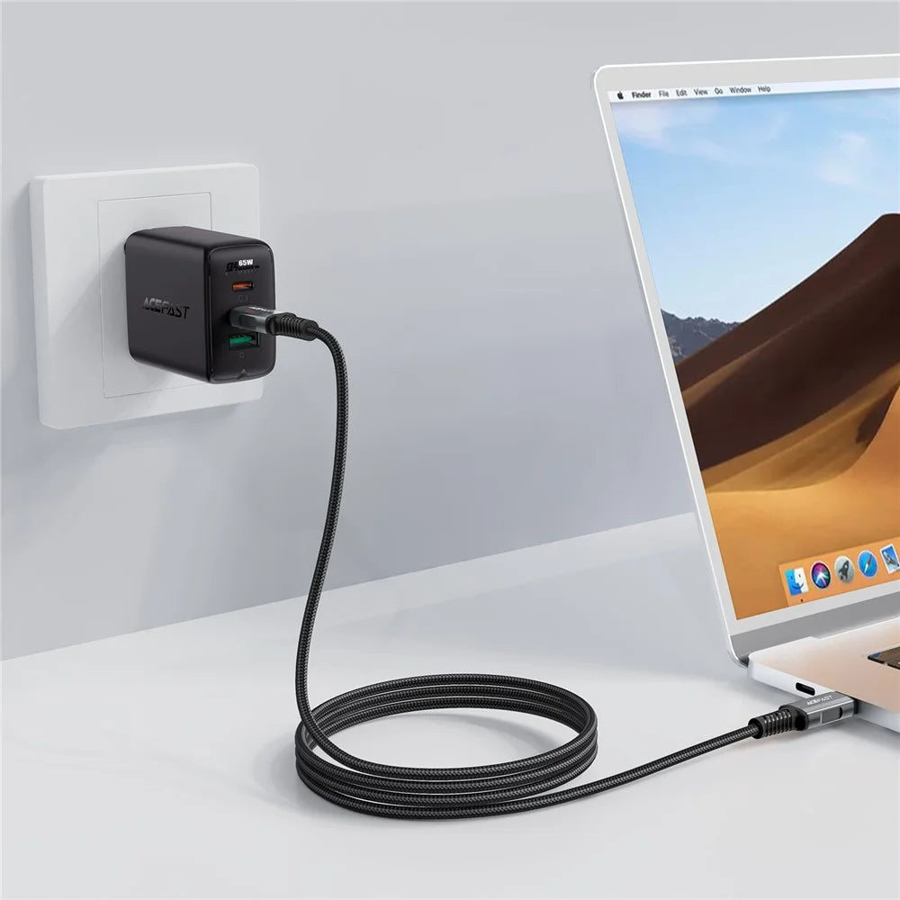 ACEFAST C1-09 1m PD 240W USB C to USB C Cable 40Gbps Data Transfer Cord with Audio / Video Support - 5