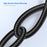 ENKAY Type-C / USB to iP / Type-C / Mcro USB Charging Cable, 2m 5A Fast Charging Data Cable - Black - 7