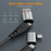 ENKAY 2m 4 in 1 USB / Type-C to iP / Type-C Nylon PD 100W Fast Charging Cable with E-Marker Chip - 3