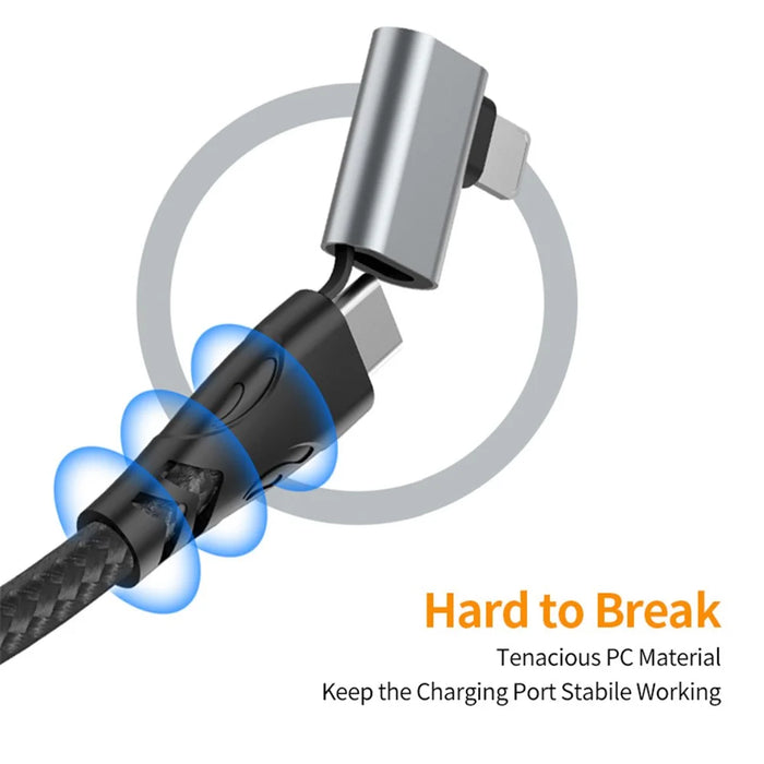 ENKAY 2m 4 in 1 USB / Type-C to iP / Type-C Nylon PD 100W Fast Charging Cable with E-Marker Chip - 6