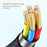 ENKAY 2m 4 in 1 USB / Type-C to iP / Type-C Nylon PD 100W Fast Charging Cable with E-Marker Chip - 7