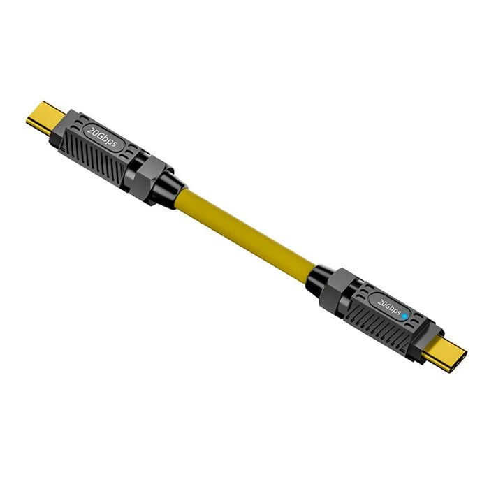 0.2m 140W 20Gbps 8K 60Hz Audio Video Transmission USB3.2 Type-C Data Cable - 1
