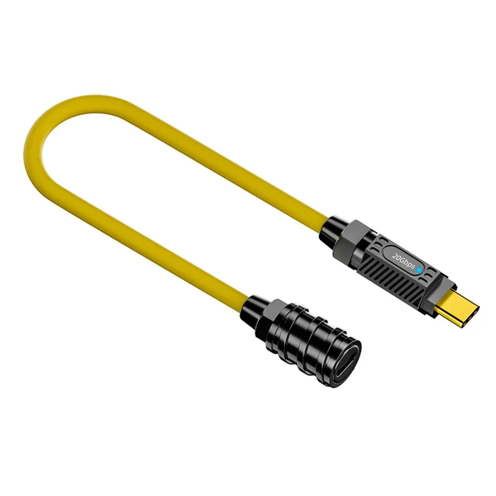 1m 20Gbps Data Transfer 8K 60Hz 140W USB3.2 Type-C Female to Male Cable - 1