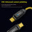 0.2m 140W Fast Charging 20Gbps 8K 60Hz USB3.2 Type-C Female to Male Data Cable - 4