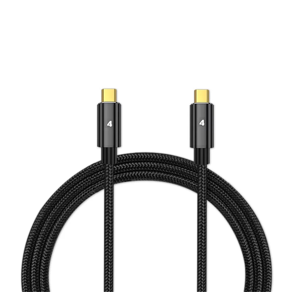 0.3m 40Gbps 8K 60Hz Thunderbolt 4 100W Fast Charging Data Cable - 1