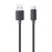 USAMS US-SJ690 1m Micro USB 2A Fast Charging Cable Copper Wire 480Mbps Data Transmission Cord - Black - 1