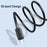 USAMS US-SJ690 1m Micro USB 2A Fast Charging Cable Copper Wire 480Mbps Data Transmission Cord - Black - 6