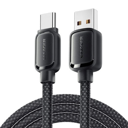 ESSAGER ES-X56 100W / 7A Fast Charging Wire 1m USB-A to Type-C Magnetic Data Cable - 1